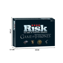 (Zwart) Game Of Thrones Risk Board Engelse kaartenspellen Deluxe Partys Edition Speelgoed