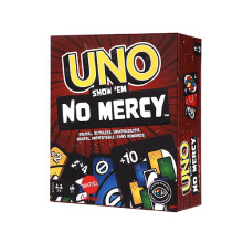 (Ruskea) Uno Show Em No Mercy Poker -korttipeli Perhejuhlien koulutustarvikelelu
