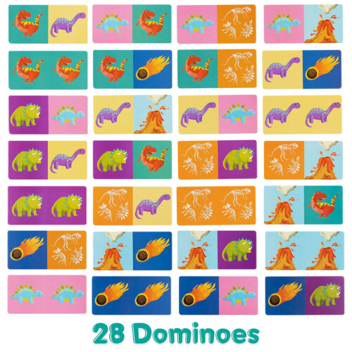 (Dinosaurussen) Boppi Afbeelding Dominospel 2