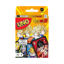 (Dragon Ball uno) UNO Dragon Ball Z -korttipeli Family Night Edition