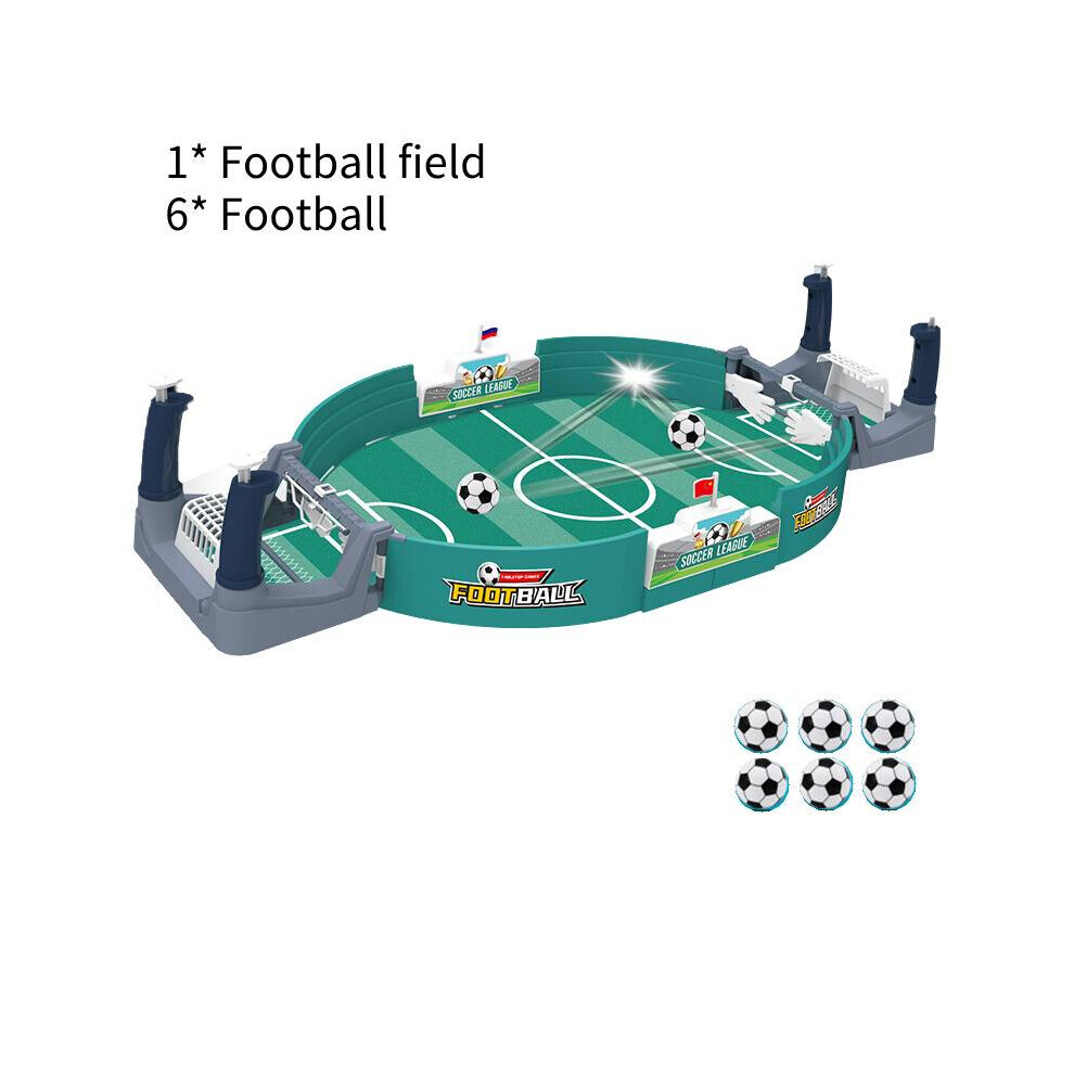 (Drapeau) Jeux de baby-foot pour enfants et adultes Jouet interactif de baby-foot à six balles