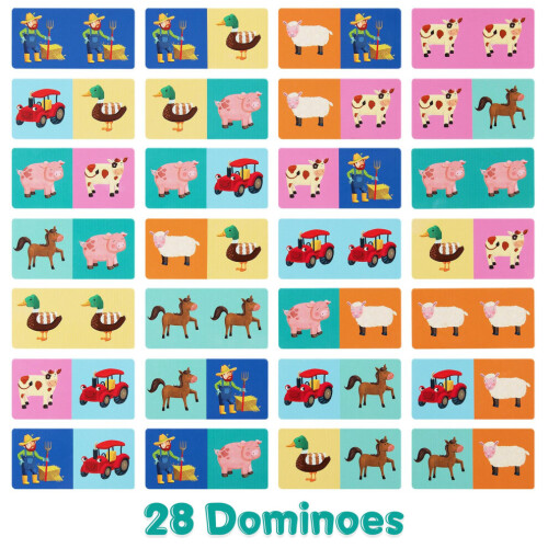 (Boerenerf) boppi Afbeelding Dominospel 2