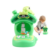 (Vert) Machine à griffes pour enfants, jouets mignons de dinosaures, machine à griffes, mini distributeur automatique
