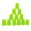(Green) Sport Stacking Cups, 12pcs Speed Stacking Cups Speed Training Game Challenge Competition 1