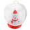 Bola inflável de enfeite de Natal de 23,6 polegadas, PVC com LED, iluminada, bonecos de neve de Natal, 3