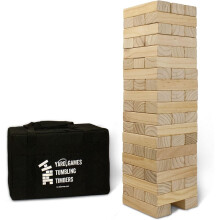 Yard Games Giant Tumbling Timbers | Tumbling Tower Stapelspel met 56 stukken