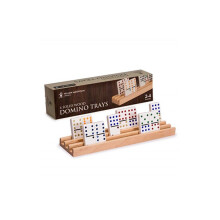 Yellow Mountain Imports Supports/Plateaux Domino en Bois de Hêtre de Qualité Supérieure (10 Pouces) - Ensemble
