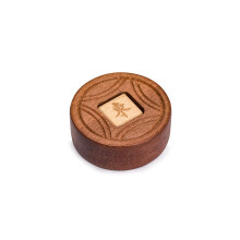 Indicatore del vento / scommettitore di Mahjong in legno Yellow Mountain Imports - Accessorio per Mahjong cinese