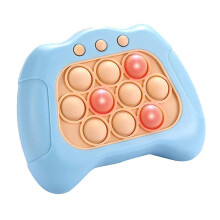 (Bleu clair) Pop It Decompression Breakthrough Puzzle Console Soulagement du stress Fidget Toy Quick Push Bubble