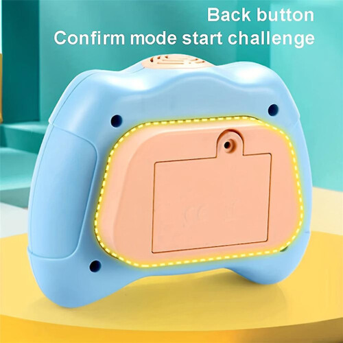 (Bleu clair) Pop It Decompression Breakthrough Puzzle Console Soulagement du stress Fidget Toy Quick Push Bubble 1
