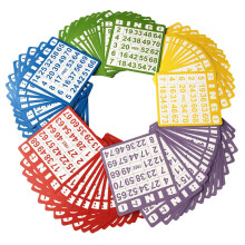Yuanhe 100 Bingo Pelikortit Bingoset Lasten Juhla Paperi Korttipelit Koulu Luokkahuone Perhekokoustoiminta
