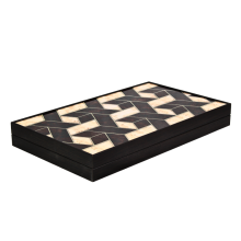 Set da backgammon in legno con design Alpha Trendy da 23 pollici