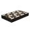 Houten Trendy Alpha Design Backgammon Set 23 Inch 1