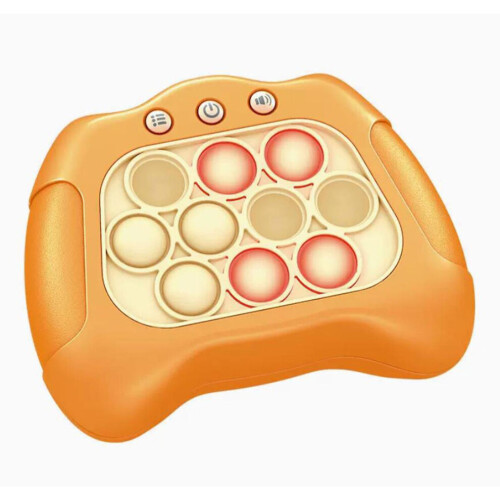 (Orange) Machine de jeu de puzzle révolutionnaire de décompression, jeu de puzzle Pop Jigsaw Fidget