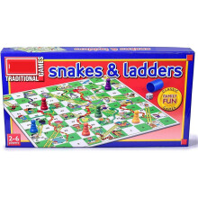 SNAKES & LADDERS TRADITIONAL CLASSIC BOARD GAME FOR XMAS GIFT