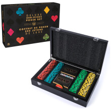 Spin Master Games Cardinal Legacy Deluxe 200-osainen pokerisarja Premium kaksisävyiset pokerimerkit