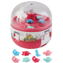 (Rouge) Mini machine Ă griffes pour enfants, jouet attrape-dinosaure, prix pour cadeaux d'anniversaire pour enfants,