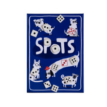 Spots - Um jogo sobre rolar dados, testar a sorte e cachorros - Para maiores de 10 anos. 1 a 4 jogadores,
