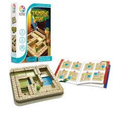 SmartGames Temple Trap, gioco da viaggio per lo sviluppo delle abilità cognitive con custodia portatile e 60 sfide