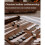 SONDERGUT - Backgammon - Reis Backgammon Set - Echt Leer (Mocha) (Mocha) 4