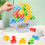 Jeu de construction Swing Jenga High, table de jeu de construction, jeu interactif d'équilibre Jenga 4