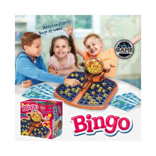 (Stijl F) Bingo Groot Familie Lotto Spel Draaimachine Met 90 Nummers Speelgoedkaarten 48