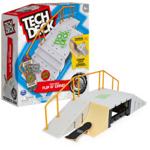 Conjunto de arandela de parede ajustável e montável Tech Deck X-Connect Park Creator Flip N' Grind com