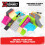 Conjunto de arandela de parede ajustável e montável Tech Deck X-Connect Park Creator Flip N' Grind com 5