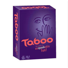 Set di carte da gioco Taboo con clessidre, verità terribili e divertenti sfide per le feste