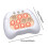 (Blanc) Pop It Décompression Breakthrough Puzzle Console Soulagement du Stress Fidget Toy Quick Push Bubble Game 4