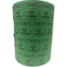 The Ticket GurusArffel -liput 4 rullaa 2000 tuplalippua 8 000 yhteensä 5050 arpalippua 4 vihreää rullaa