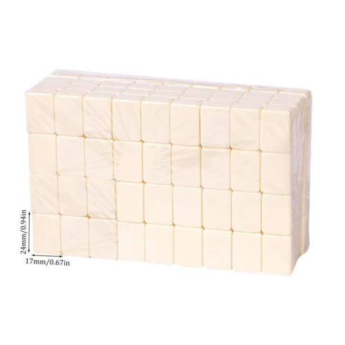Set da gioco da tavolo portatile (bianco) Mahjong 2