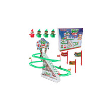 Toyland Musical Light Up Elf & Santa Run -peli - Joulupelit - Uutuuspelit yli 3-vuotiaille lapsille