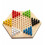 Juego familiar tradicional de damas chinas de madera con forma hexagonal 1