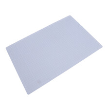 Tappetino da taglio trasparente in PVC composito antiscivolo versatile per lavori artigianali, scrittura e pittura,