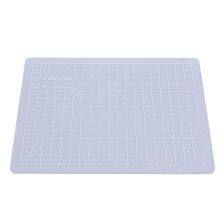 Tappetino da taglio trasparente in PVC composito antiscivolo versatile per lavori artigianali, scrittura e pittura,