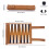 Set da backgammon da viaggio - Set da backgammon in vera pelle - Gioco da backgammon da viaggio arrotolabile - 2