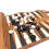 Set da backgammon da viaggio - Set da backgammon in vera pelle - Gioco da backgammon da viaggio arrotolabile - 5