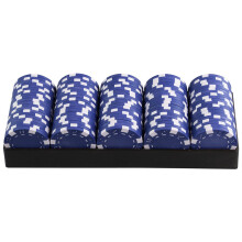 11,5 Gramm Pokerchips im Casino-Stil | Pokerchip-Ersatz (blaue 300 Chips)