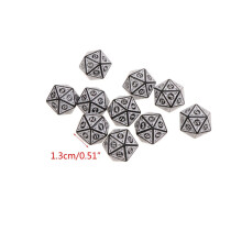 10 stuks tafelspel dobbelstenen D20 multifunctionele acryl spel dobbelstenen party favor bordspel liefhebbers