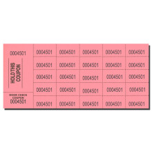 Tricky Tray -huutokauppaliput - 500 arkkia - punainen (kansallinen bingo)