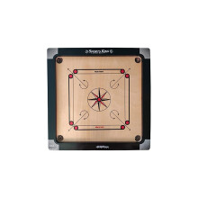 Tournament Size Carrom Board 27X27 Wooden Coins, Carrom Stand Strike