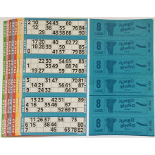 1500 JUEGOS DE 8 PÁGINAS BOLETOS DE BINGO JUMBO 6 PARA VER LIBROS DE BINGO JUMBO