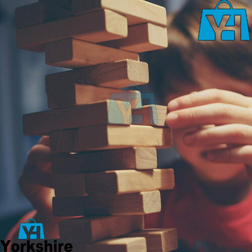 Jeu de construction en bois Tumbling Tower Stack Fun Jenga 1