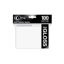 Ultra Pro Eclipse Gloss - Protetor de Deck, Branco Ártico - 100 Peças