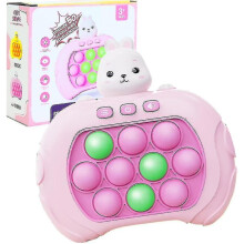 2023 Geschikt voor Pop It Game Light Up Fidget Toy, Quick Push Game Console, Whack A Mole Game, Decompressie Doorbraak