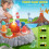 Due giocatori contro i giocattoli Whack-a-mole 3