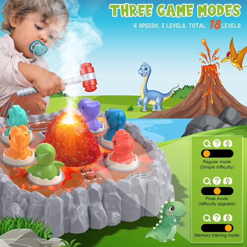 Due giocatori contro i giocattoli Whack-a-mole 2