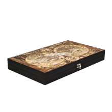 Set da backgammon in similpelle Atlas Design da 23 pollici