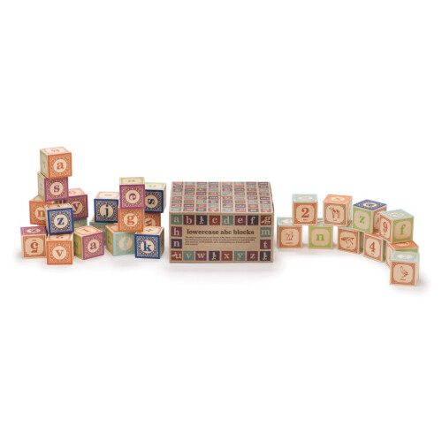Uncle Goose Classic Lowercase ABC Blocks - Made in The USA 2